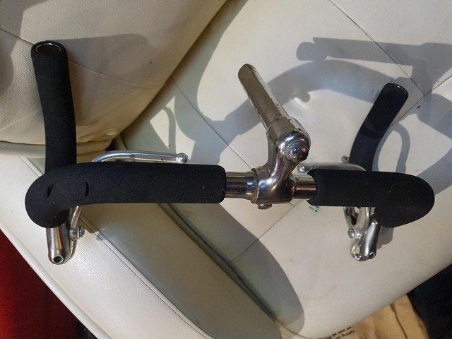 Preview of the first image of Cycle Drop Handlebars Width 40 cm , With double soft Grips,.