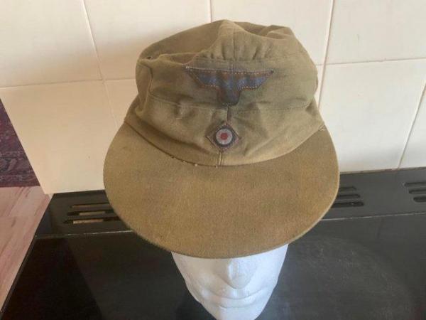 Image 1 of Africa Korps Soldiers Cap in worn but still good condition