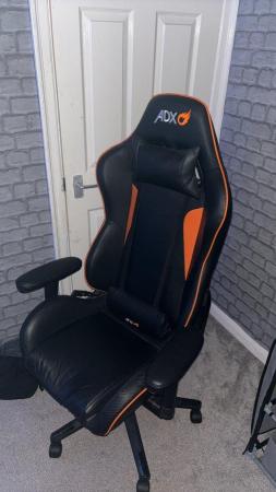 Image 1 of Reclining Gaming Chair With Two arm rests