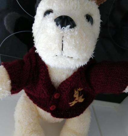 Image 12 of A Medium Sized Puppy Dog Soft Toy.  Height Aporox: 15".