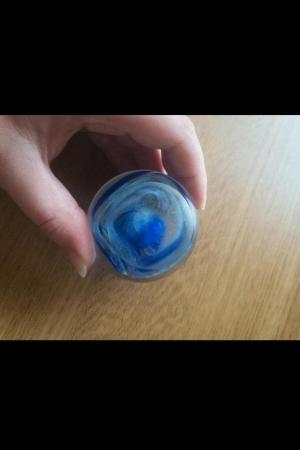 Image 3 of Caithness Blue Mooncrystal Paperweight