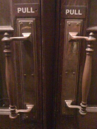 Image 3 of A pair of Reclaimed Victorian Oak library doors