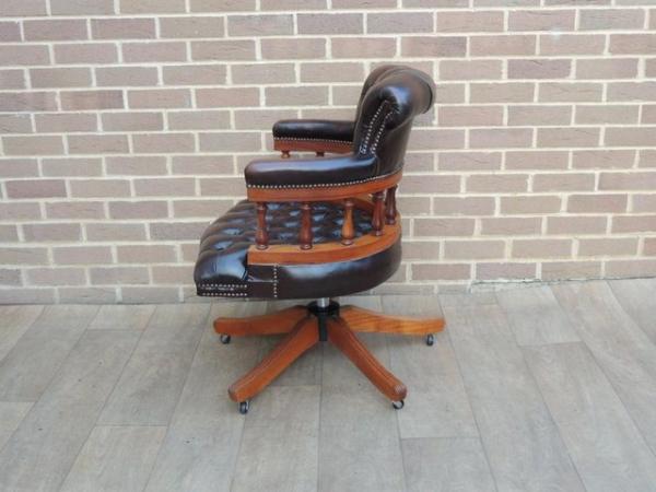 Image 7 of Chesterfield Captains Vintage Chair (UK Delivery)