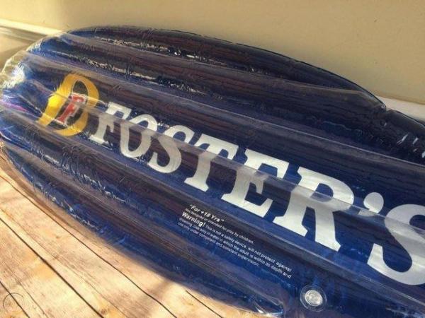 Image 1 of Fosters Lager Blow Up Promotional Surfboard - New