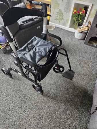 Image 1 of Walker/wheelchair as new