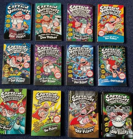 Image 2 of Full set of captain underpants books