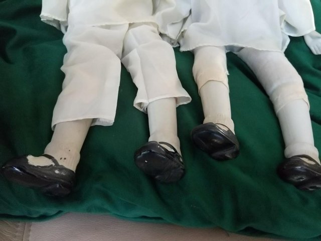 Preview of the first image of Vintage Pierrot dolls x 2.