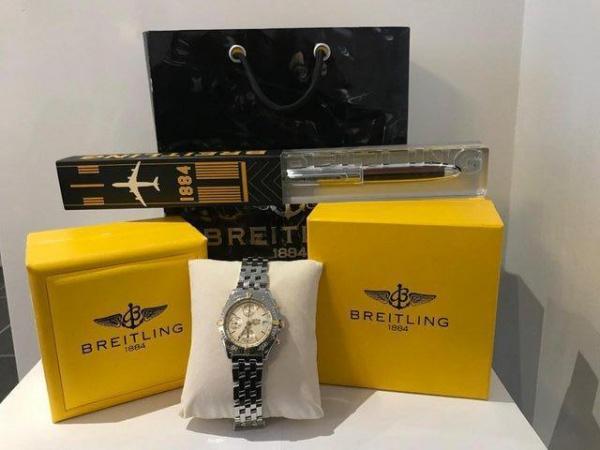 Image 3 of Breitling Chronomat Gents Watch - Offers Please