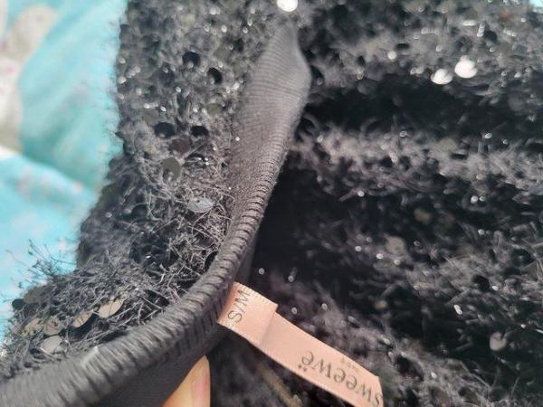 Image 2 of Women's Sweewe Paris Sparkle Jacket  Black Size S/M