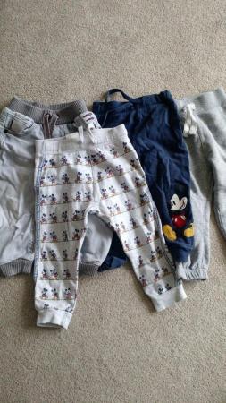 Image 1 of Boys 4 pairs of trousers 18-24 months