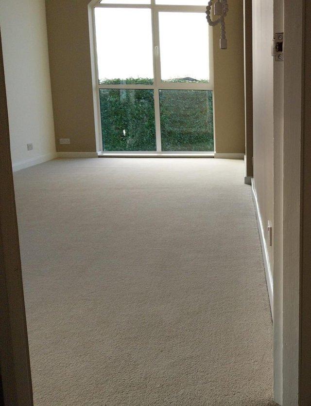 Preview of the first image of CORMAR Pembroke 50oz Wool Twist Carpet Egyptian cotton - New.