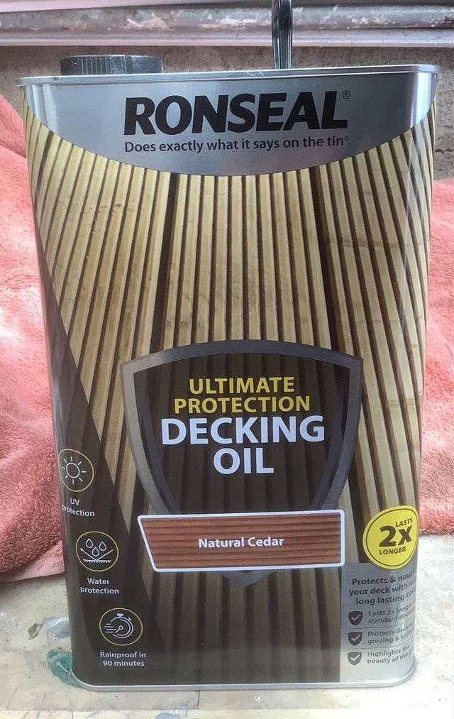 Preview of the first image of Ronseal decking oil as new.