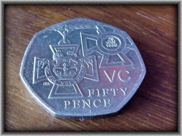Image 2 of 2006 Coin - 50p Victorian Cross. (Rare)