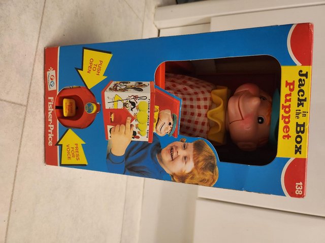Preview of the first image of Fisher Price Vintage JACK IN THE BOX.
