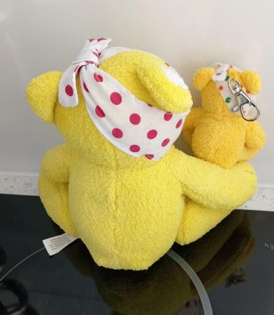 Image 6 of Children in Need Small Pudsey Bear Soft Toy & Key Ring..