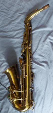 Image 2 of Buescher Aristocrat alto saxophone, 1930s, all original