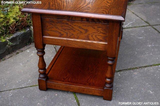 Image 104 of OLD CHARM LIGHT OAK TWO DRAWER COFFEE TABLE TV UNIT STAND