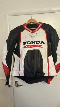 Image 3 of Honda leather motorbike suit