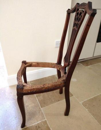 Image 1 of Four matching Edwardian chair frames.in excellent condition