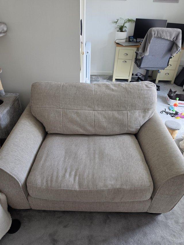DFS Sofas 1 x snug and 1 x 2 seater — photo 2 of 3
