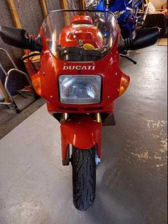 Image 3 of 1997 Ducati 600SS...red...11,000 miles, condition as new.
