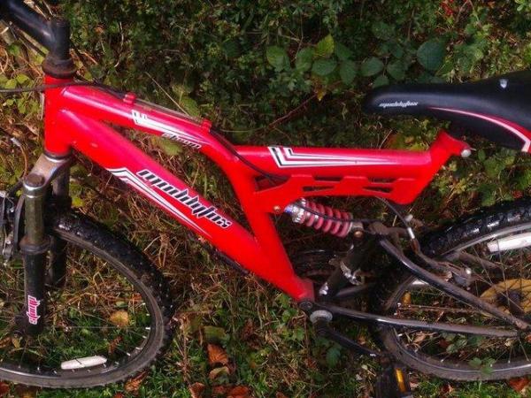 Image 2 of Red Boys Mountain Bike, good condition