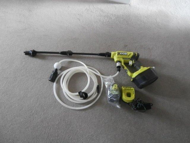 Preview of the first image of Ryobi RY18PW22A-140 18V Cordless Power Washer.