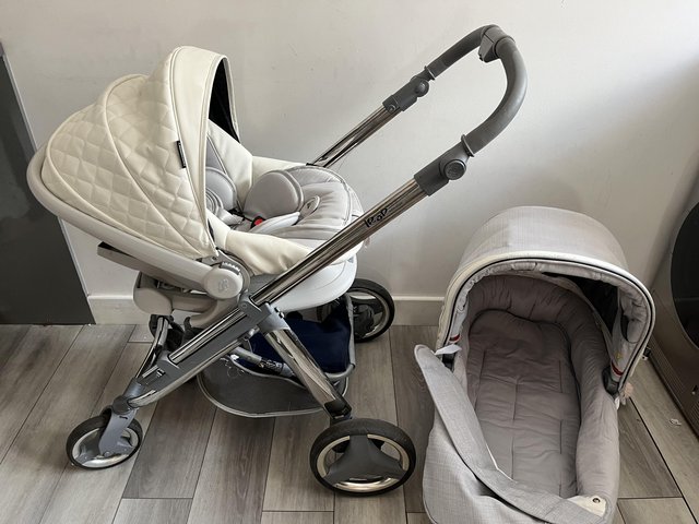 Preview of the first image of Bebecar pram and car seat.