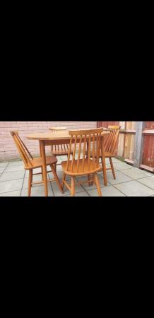 Image 4 of Dinette / mid Century dining chairs