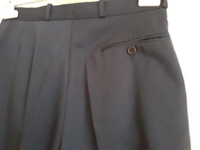 Preview of the first image of Men's smart occasion  wear trousers 32" short leg(excellent).