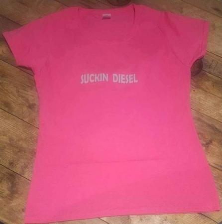 Image 1 of Ladies medium pink Tshirt brand new