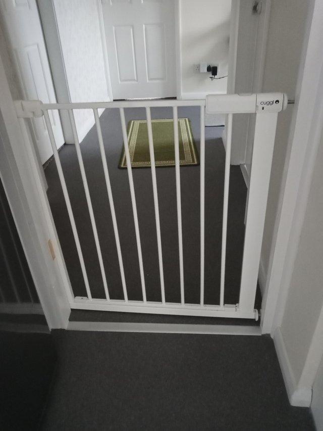 Preview of the first image of Nearly New Pressure fit baby gate for sale.