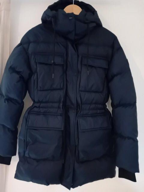 Preview of the first image of M&S Warm Feather and Down Hooded Coat Jacket Size 8 NEW £125.