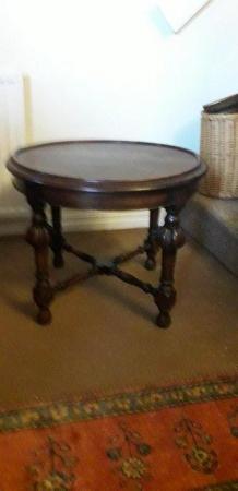 Image 3 of early 20thC solid wooden Scottish table