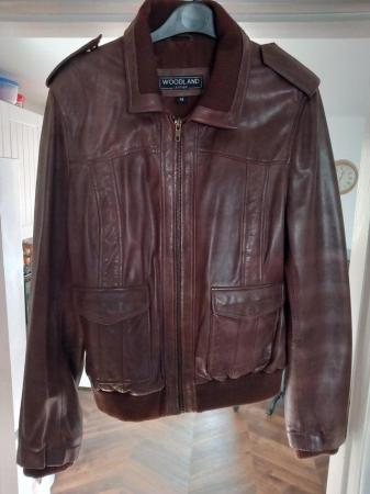 Image 1 of Ladies brown woodland leather jacket