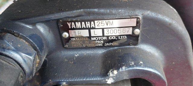 Image 2 of Yamaha 25 outboard longshaft
