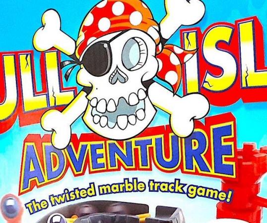 Image 3 of CHILD'S SKILL GAME  SKULL ISLAND - GUIDE MARBLES ROUND TRACK