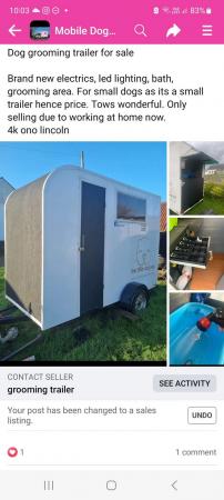 Image 3 of Dog grooming trailer for sale