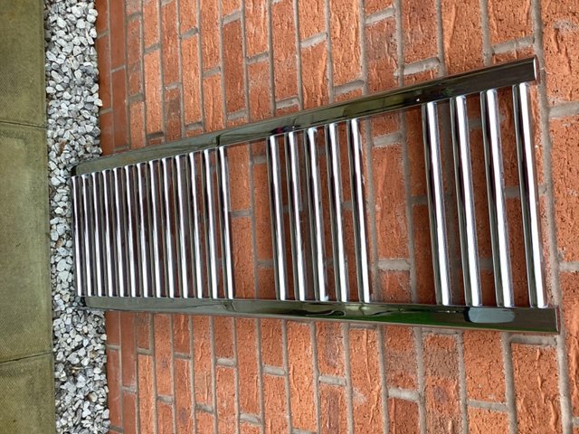 Preview of the first image of Towel radiator chromium plated.