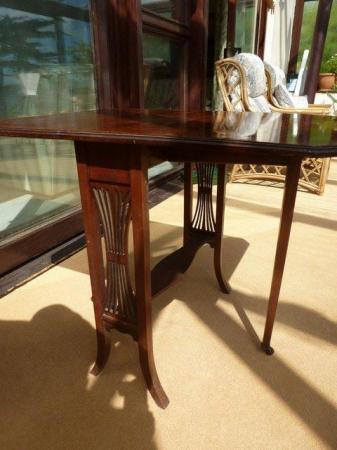 Image 1 of Occasional table, with two fold up sides