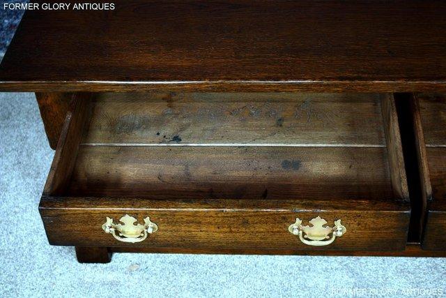 Image 48 of A TITCHMARSH & GOODWIN STYLE OAK TWO DRAWER COFFEE TEA TABLE