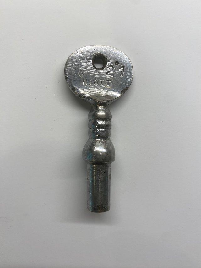 Preview of the first image of Vintage Hiatt Police Handcuff Key.