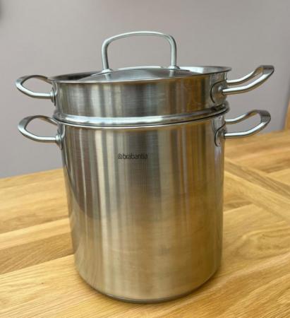 Image 1 of Brabantia 5.5 Litre Pasta/Steamer/Multipurpose pan