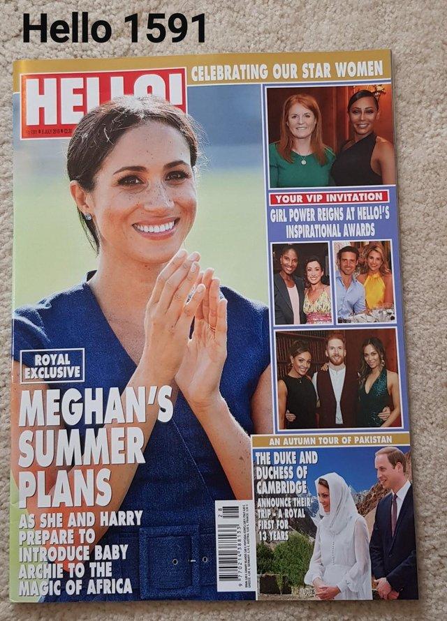 Preview of the first image of Hello Magazine 1591 - Meghan's Summer Plans.
