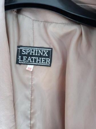 Image 3 of Ladies real sphinx soft  leather jacket
