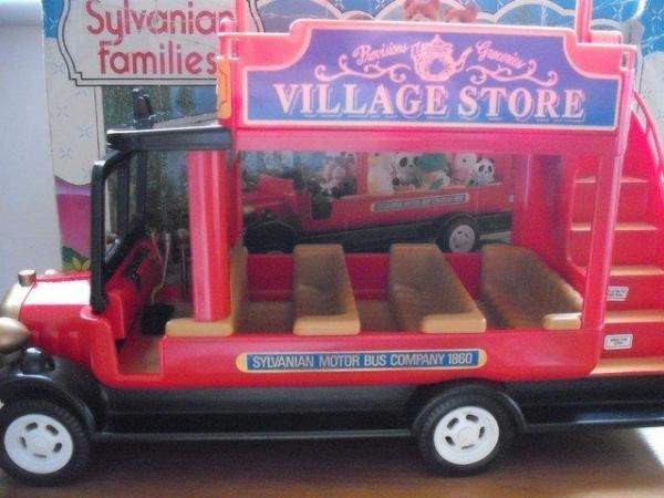 Image 3 of SYLVANIAN FAMILIES COUNTRY BUS & HEDGEHOG FAMILY - VERY GOOD