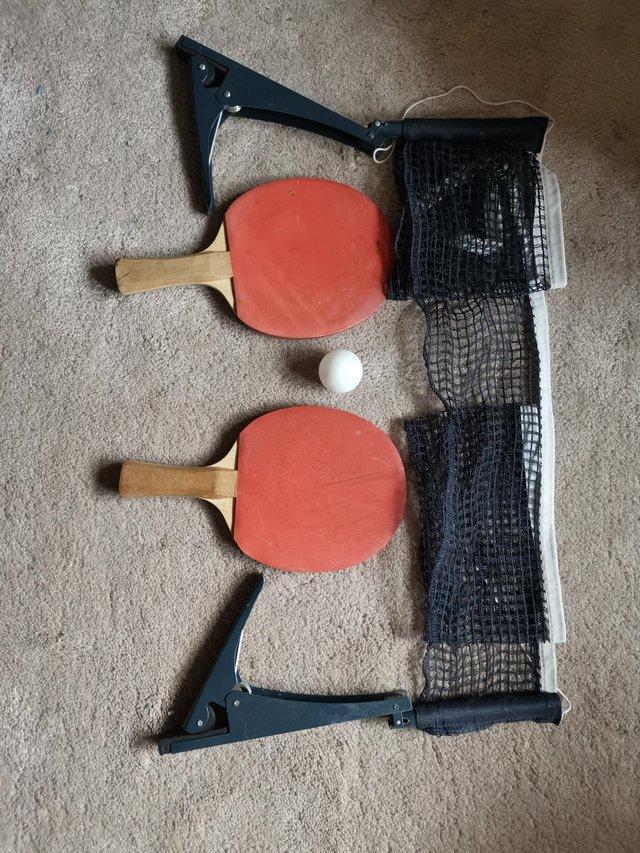 Preview of the first image of Indoor Table Tennis set good condition.