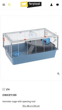 Image 4 of Ferplast Hamster cage (78 x 48 x H39cm)