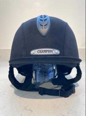 Image 3 of CHAMPION Junior x-air Plus Riding Hat 56cm