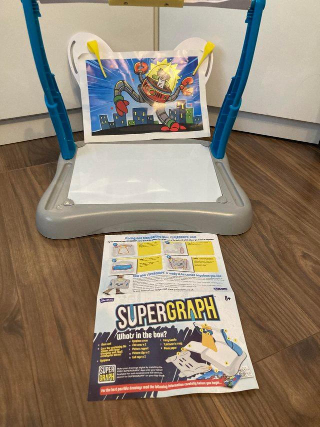 Preview of the first image of Supergraph drawing station with accessories.